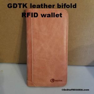 GDTK rose leather bifold RFID block